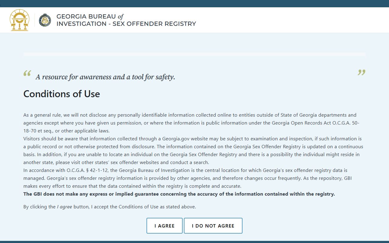 Montgomery County criminal court records Georgia sex offender registry search source