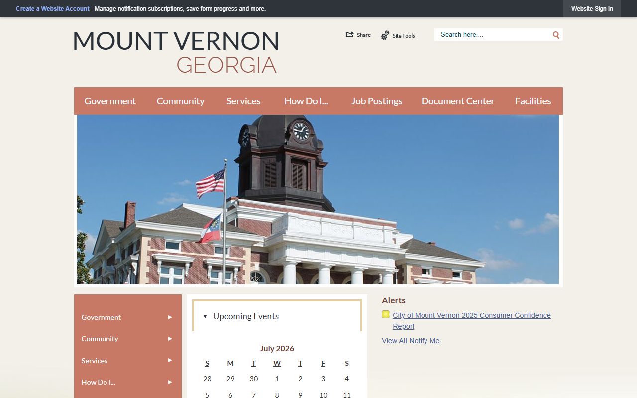Montgomery County court records Mount Vernon city offices