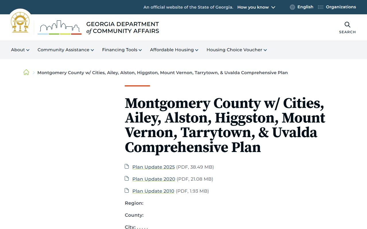 Montgomery County court records county cities planning page