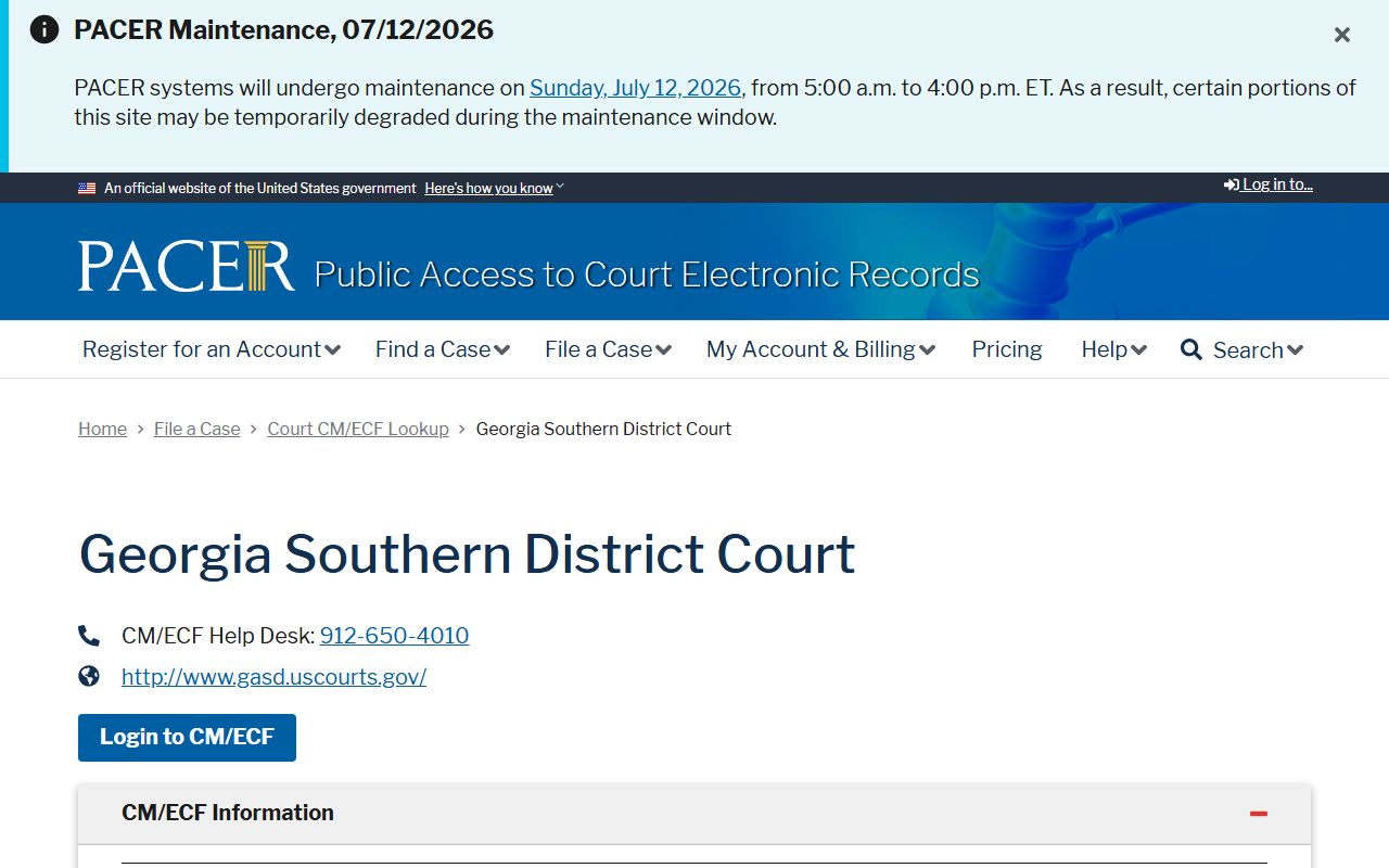 Montgomery County warrant records PACER Southern District lookup
